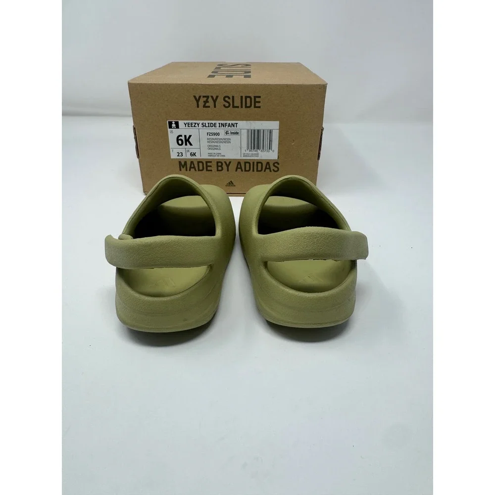 Adidas Yeezy Slide Infant Resin FZ5900 Green Kids Size 6K